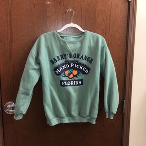 Barry’s oranges sweatshirt